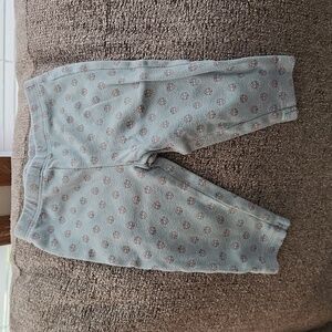 Carter's Light Blue Floral Leggings